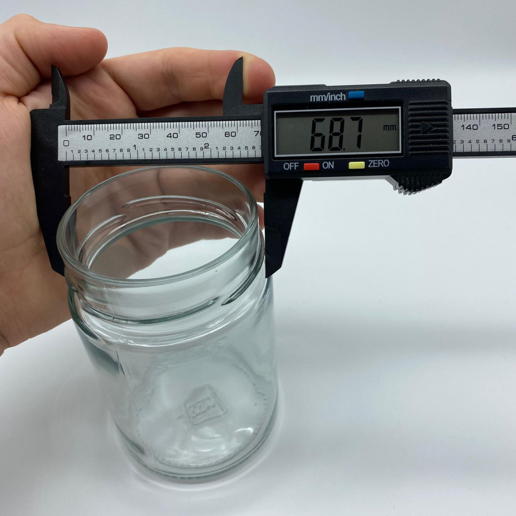 350 CC CAM ALMAN KAVANOZ (70 AĞIZ) - 350 ML DERİN AĞIZ KAVANOZ - KAPAKSIZ