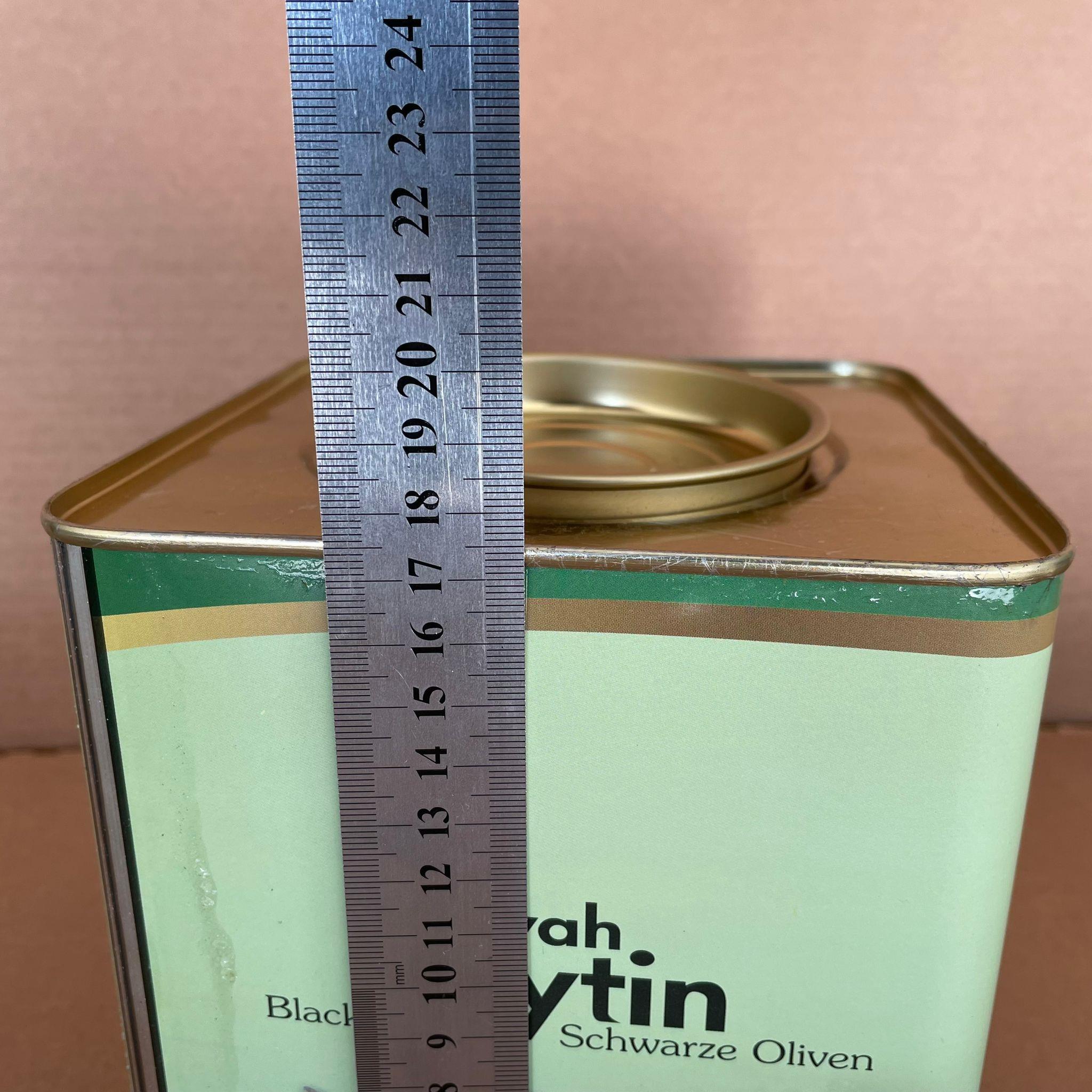 3 KG ZEYTİN TENEKESİ - BASKILI - 3 KİLO ZEYTİN TENEKESİ