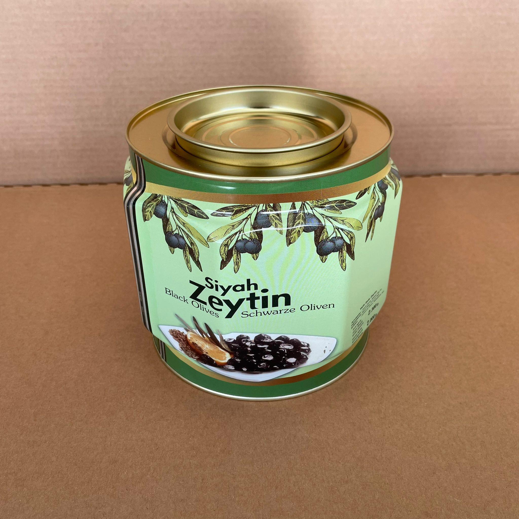 2 KG ZEYTİN TENEKESİ - BASKILI - 2 KİLO ZEYTİN TENEKESİ