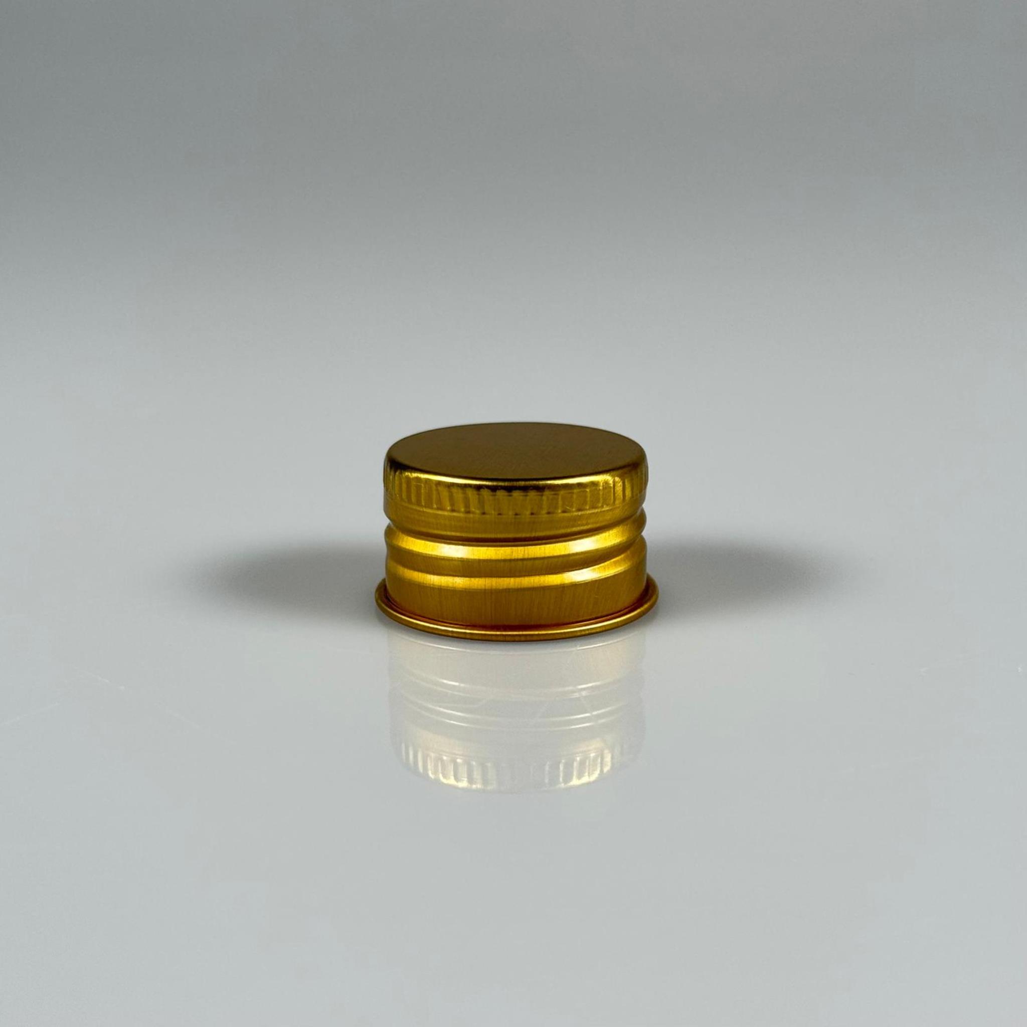 24 MM VİDALI METAL ALÜMİNYUM GOLD KAPAK