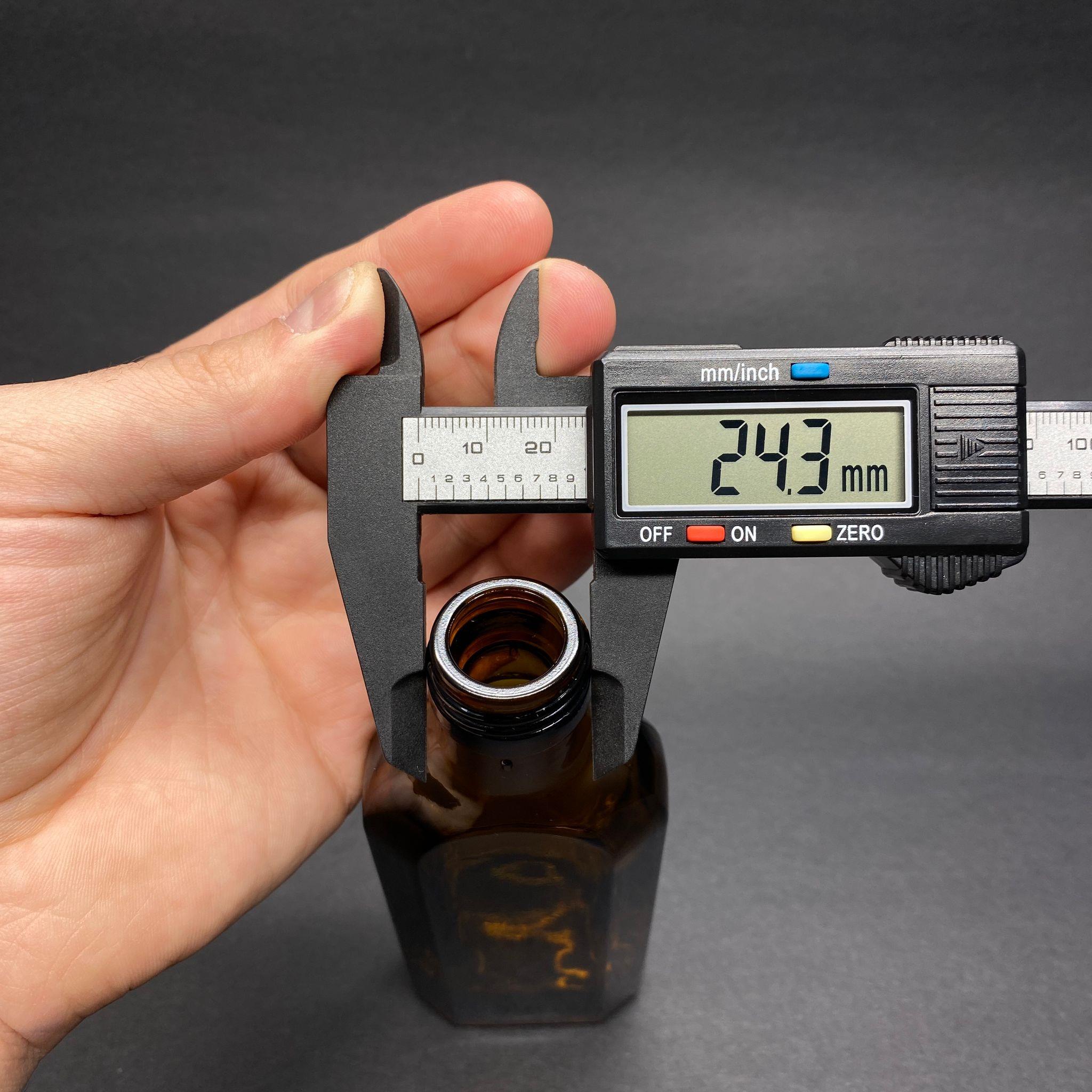 100 CC AMBER YASSI CAM ŞİŞE KAPAKSIZ (25 AĞIZ) - 100 ML YASSI ECZA ŞİŞESİ - İLAÇ ŞİŞESİ