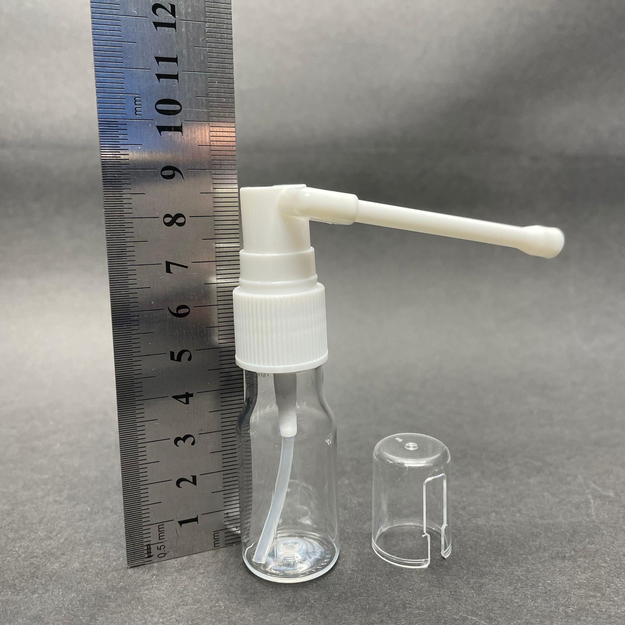 10 CC PET ŞİŞE - BEYAZ ORAL SPREYLİ - 10 ML BOĞAZ SPREYLİ PLASTİK ŞİŞE (SİLME 15 CC)