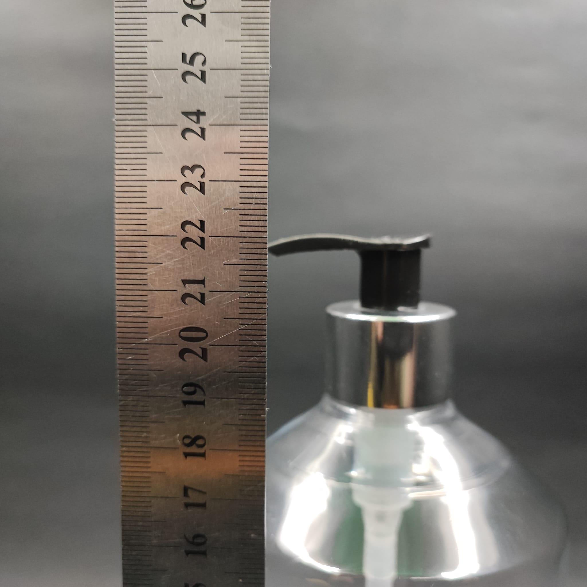 950 CC DÜZ MODEL PET ŞİŞE KÜT BOYUNLU  GÜMÜŞ POMPALI - 950 ML POMPALI PET ŞİŞE
