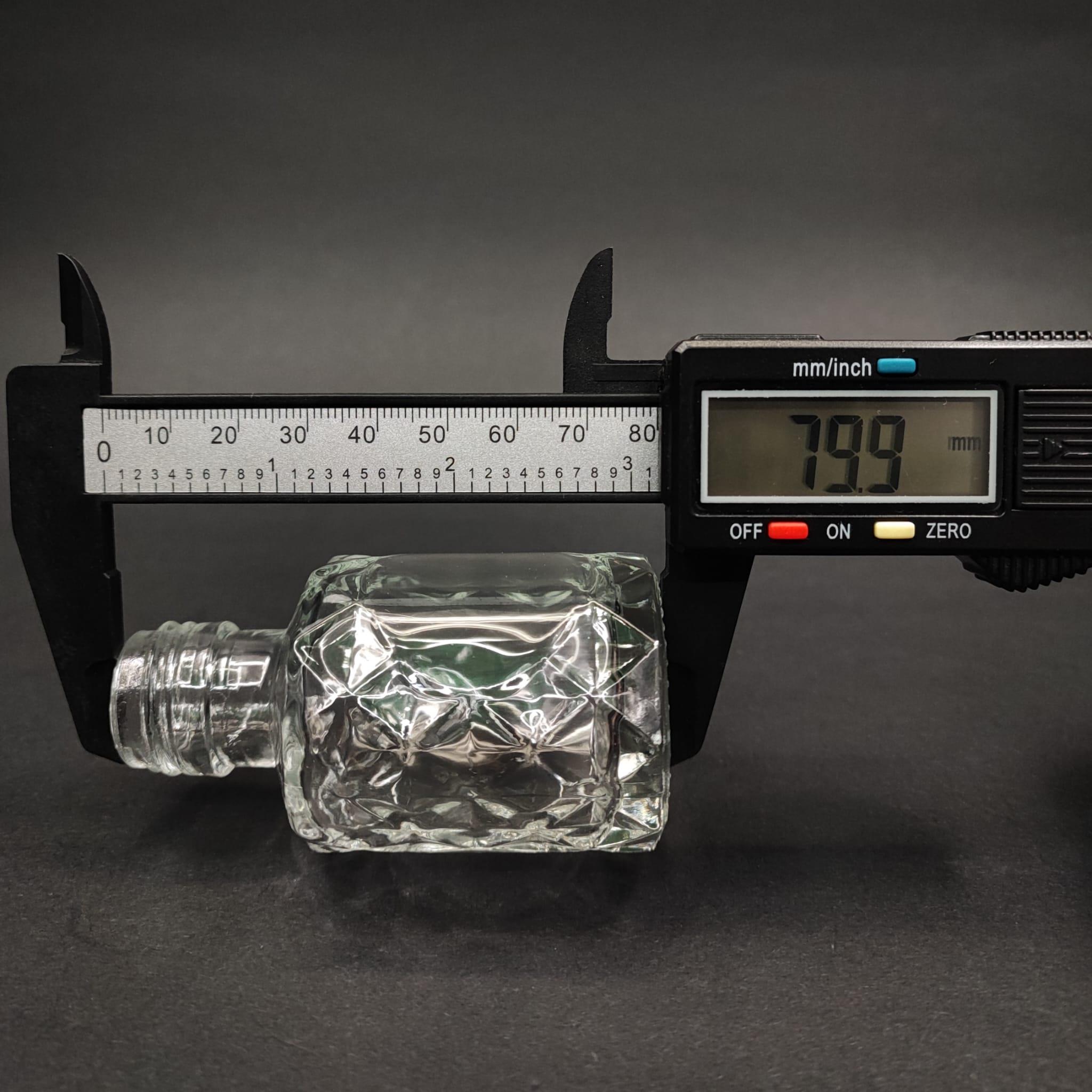 50 CC VELORA CAM ŞİŞE - 24 AĞIZ KAPAKSIZ - 50 ML LÜKS CAM ŞİŞE VİDALI AĞIZ