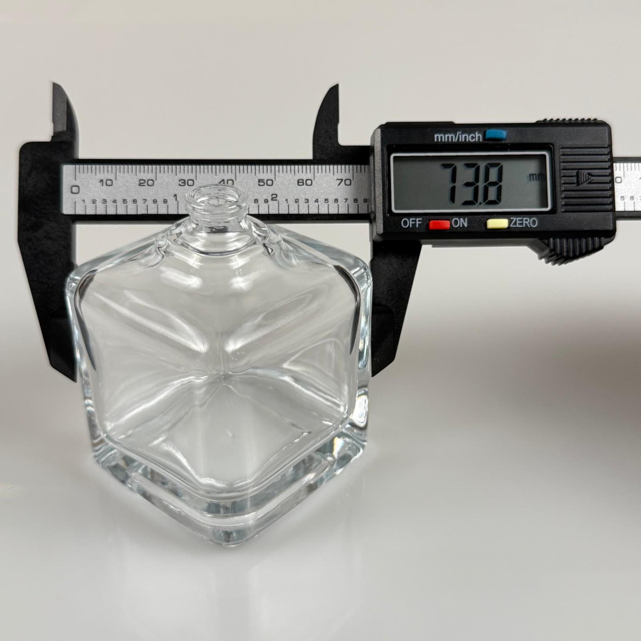 100 ML KARE MODEL LURA PARFÜM ŞİŞESİ - KAPAKSIZ (AĞIZ 15 MM GEÇME KOLAY KAPAMA)