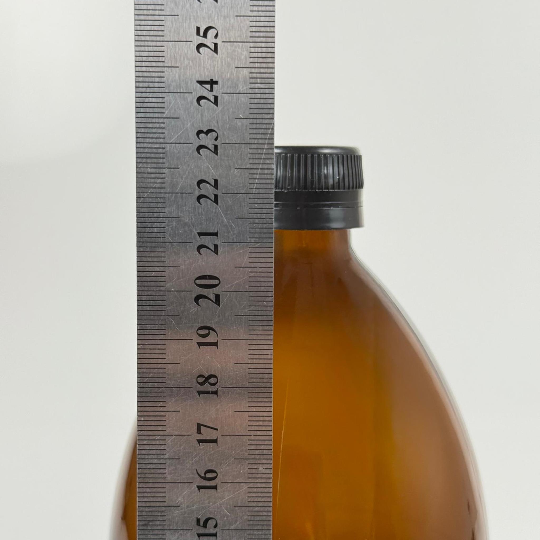 1000 CC AMBER TOMBUL ÖZEL SERİ CAM ŞİŞE - SİYAH ETEKLİ KAPAKLI - 1000 ML CAM ECZA ŞİŞESİ - KAHVERENGİ