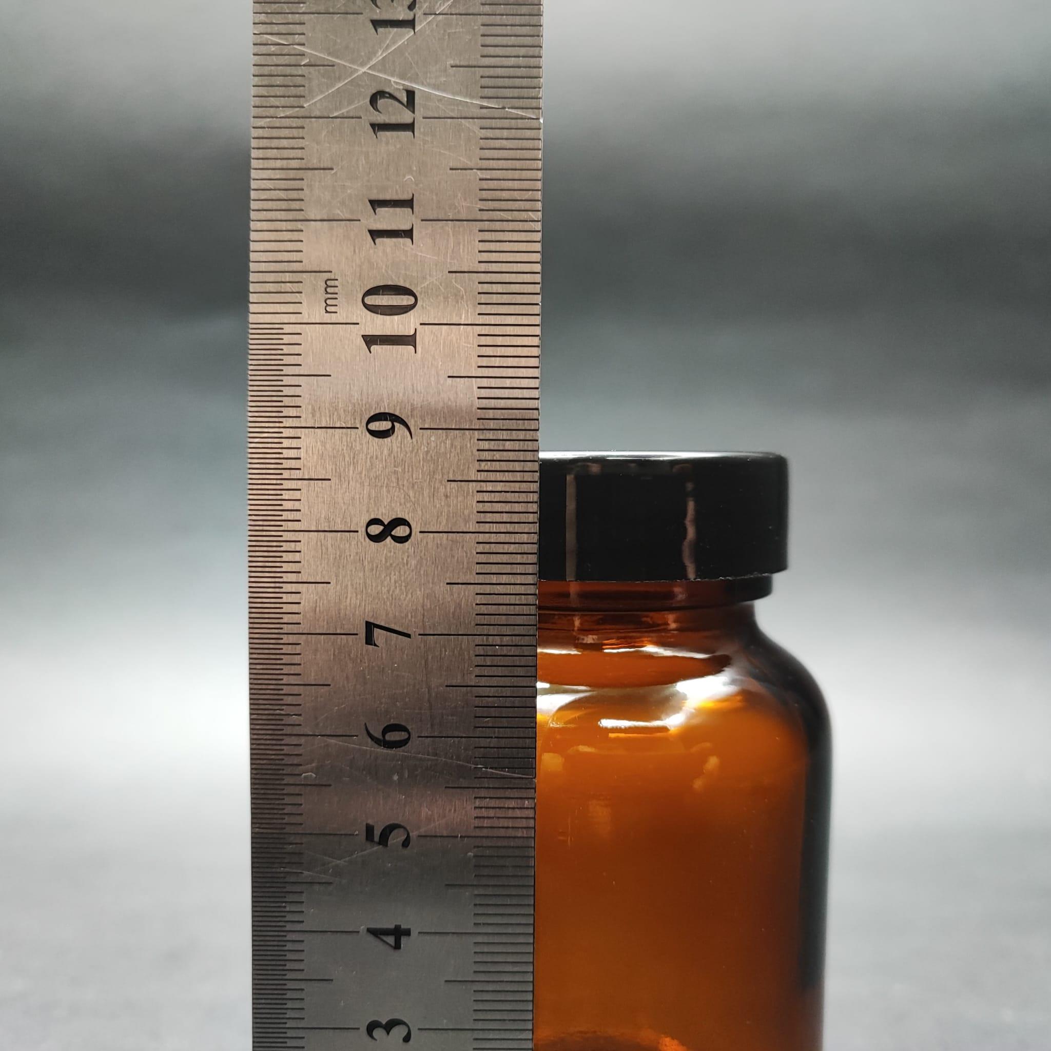 140 ML CAM TABLET ŞİŞE + SİYAH KAPAK - 140 CC AMBER ŞİŞECAM ECZA ŞİŞELERİ - ŞİŞECAM ÜRÜN KODU 718814