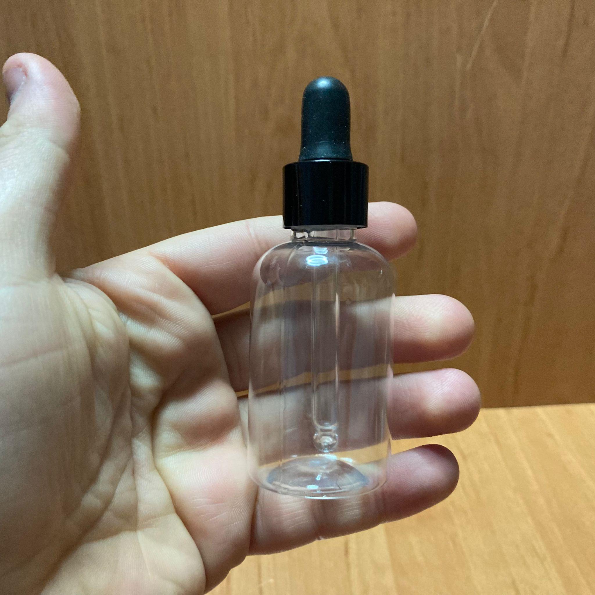40 CC CAM DAMLALIKLI PLASTİK ŞİŞE - SİYAH EMZİK - SİYAH METALİK KAPAK - 40 ML ŞEFFAF CAM DAMLALIKLI PLASTİK ŞİŞE