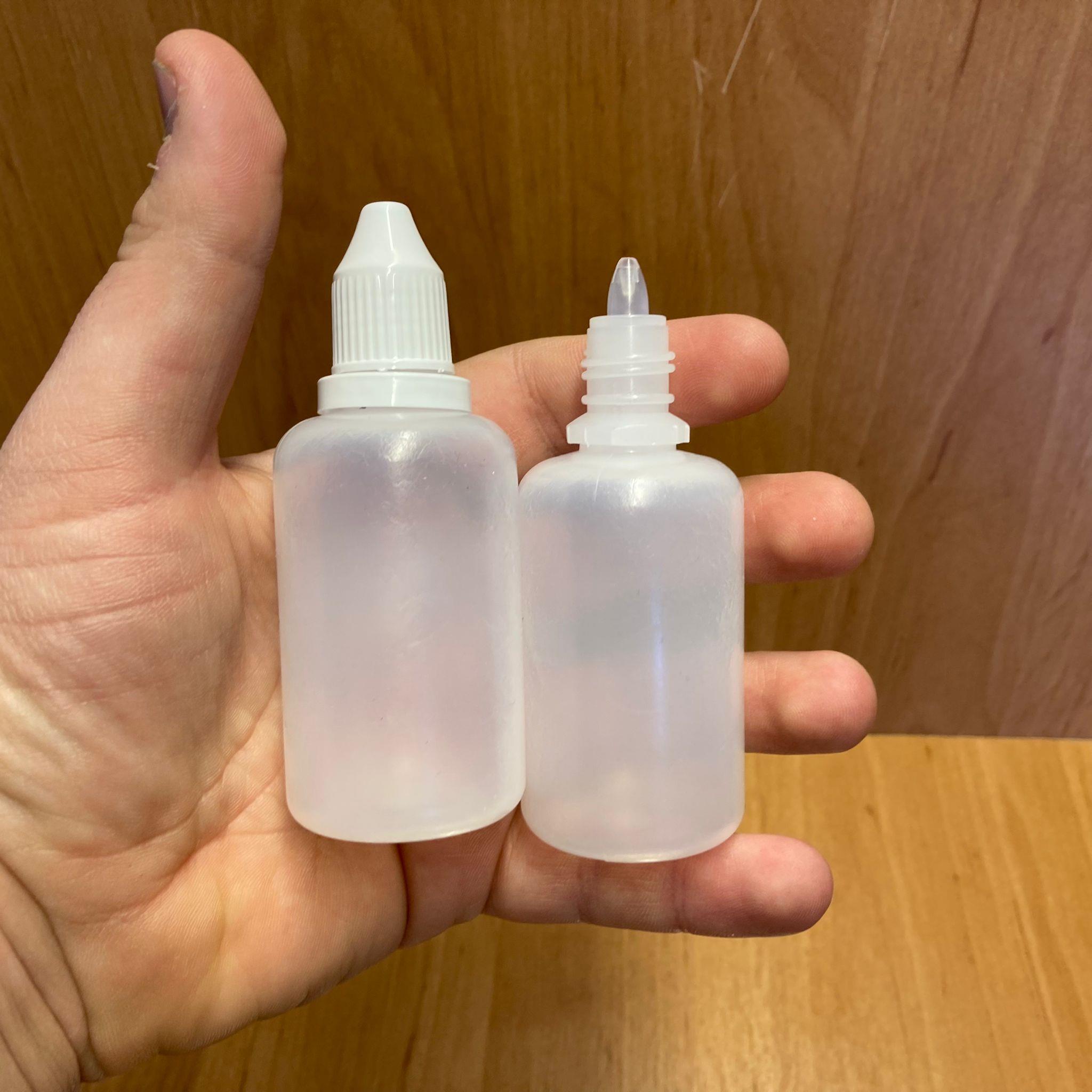 50 CC GÖZ DAMLASI ŞİŞESİ NATÜREL RENK (YARI SAYDAM) - AKITICILI - KİLİTLİ KAPAKLI - 50 ML DAMLALIKLI PLASTİK ŞİŞE - KOZMETİK AMBALAJ - DAMLALIKLI BOŞ ŞİŞE