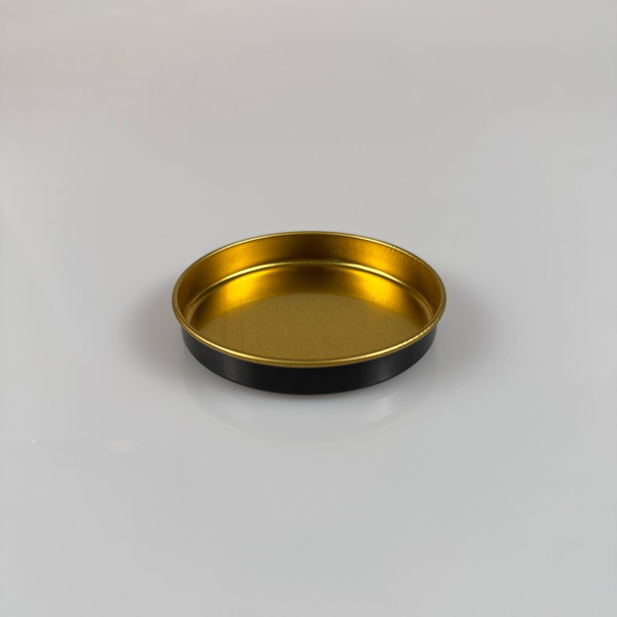50 CC TENEKE KUTU - SİYAH - KAPAKSIZ - METAL AMBALAJ - MUM TENEKESİ 77x 12 MM