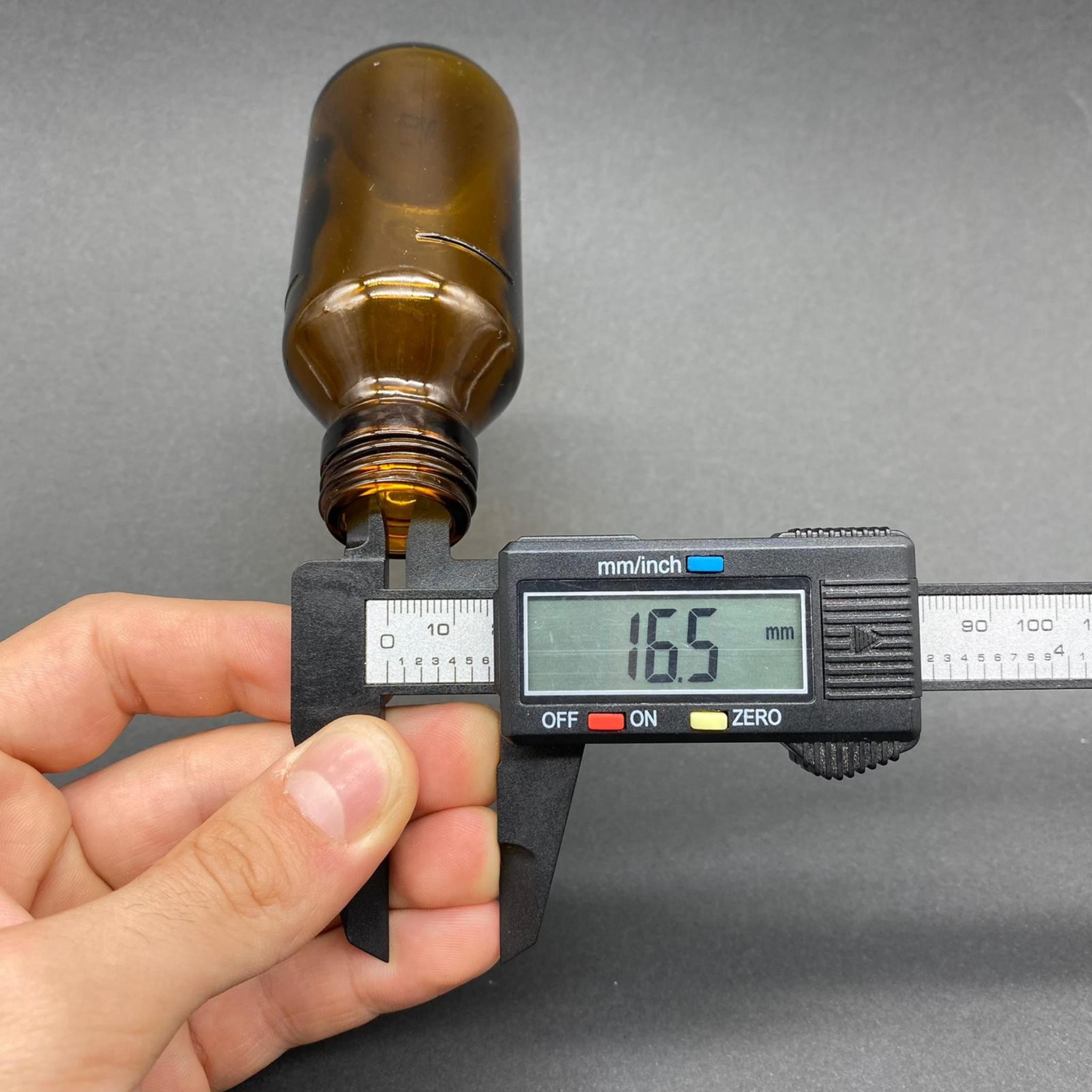60 CC AMBER CAM ŞİŞE KAPAKSIZ (25 AĞIZ) - ŞİŞECAM ÜRÜN KODU: 717106