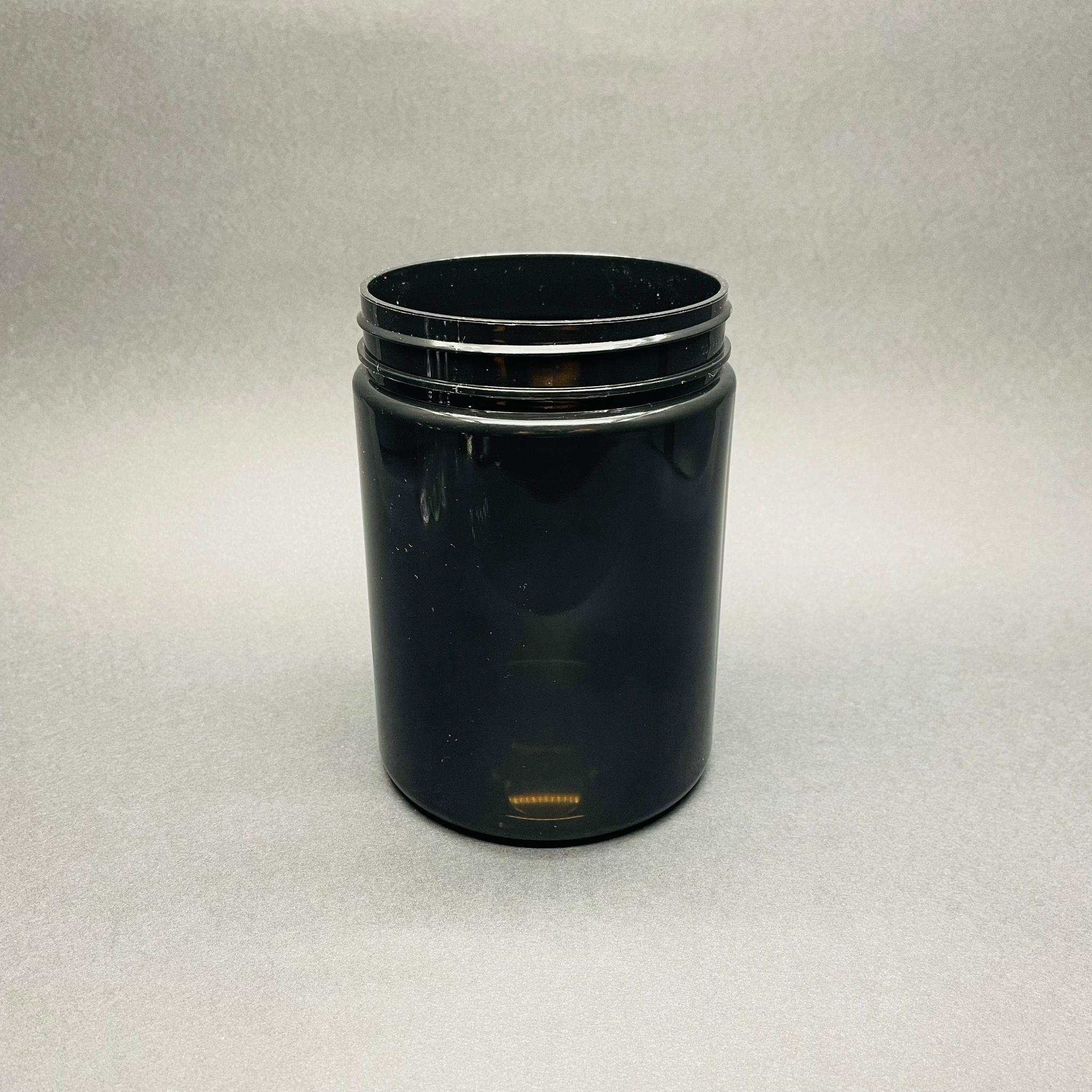 1000 CC PLASTİK SİYAH KREM KAVANOZU - 100 AĞIZ KAPAKSIZ - 1000 ML PLASTİK KAVANOZ - PLASTİK SİYAH KREM KAVANOZU - 1 LT SİYAH PET KAVANOZ