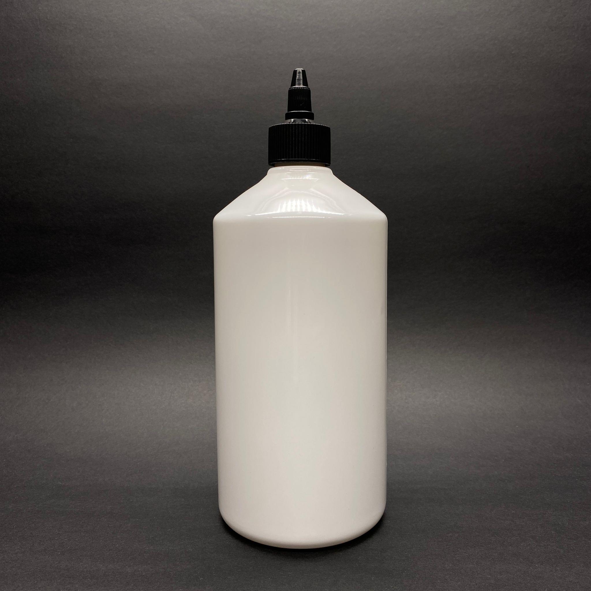 950 CC SİVRİ TWİST ASANSÖR KAPAKLI BEYAZ  PET ŞİŞE - 950 ML AKITICI SİYAH KAPAKLI PET ŞİŞE