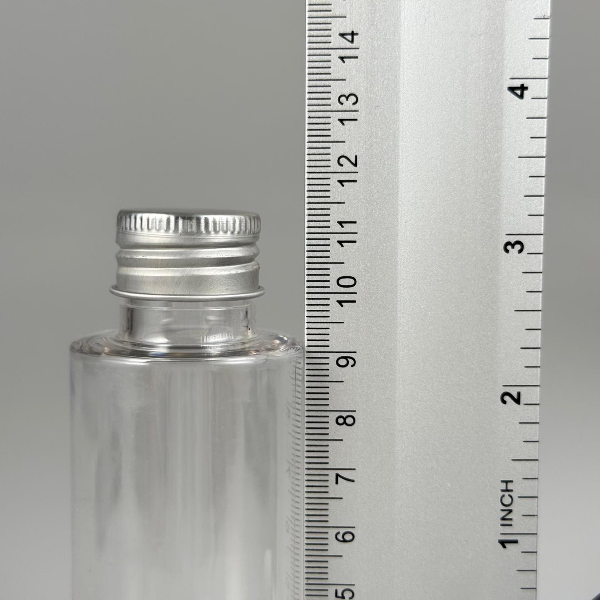 100 CC SİLİNDİR KESKİN KÜT MODEL SERT (17 GR) PET KOLONYA ŞİŞESİ 24 AĞIZ + KÖPÜK CONTALI GÜMÜŞ METAL ALÜMİNYUM KAPAK TAKIM - 100 ML KAPAKLI PLASTİK ŞİŞELER