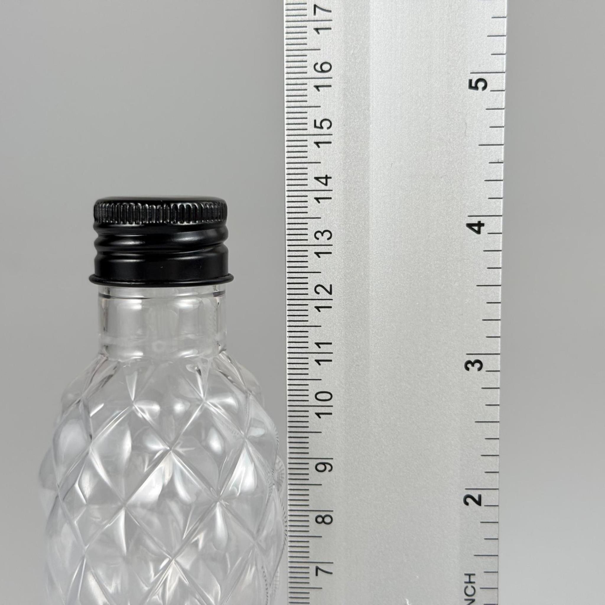 100 CC CAMPET BALIKSIRTI PET KOLONYA ŞİŞESİ (24 AĞIZ) + KÖPÜK CONTALI SİYAH METAL ALÜMİNYUM KAPAK + KOLONYA TIPALI TAKIM - 100 ML KAPAKLI CAMPET PALSTİK ŞİŞELER