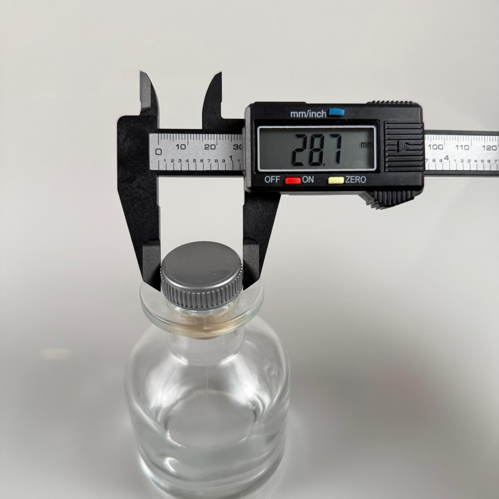 150 CC CAM SİLİNDİR BAMBU ODA KOKUSU ŞİŞESİ - 150 ML DİFFUSER CAM ŞİŞE + GRİ MANTAR TIPA