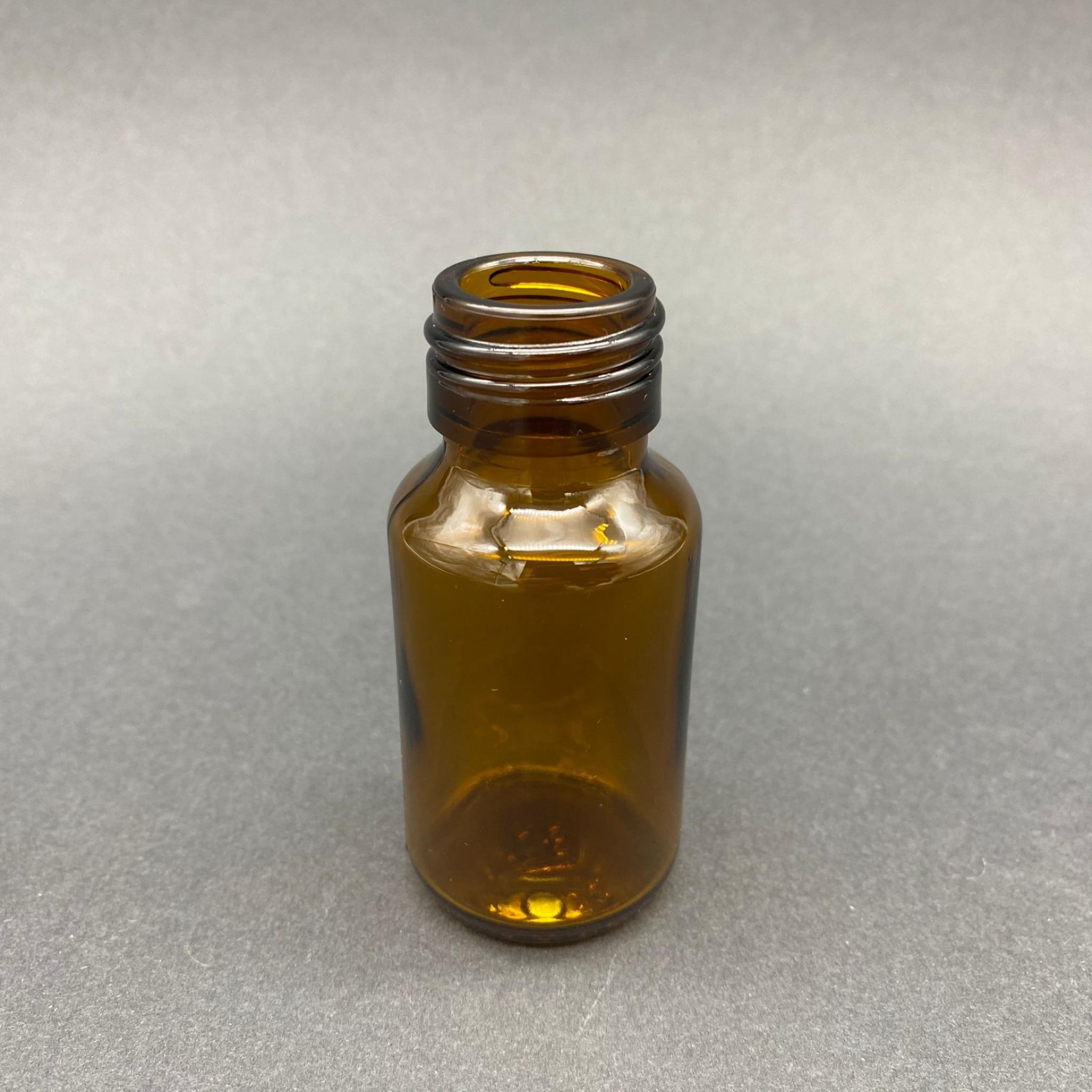 30 CC AMBER CAM ŞİŞE KAPAKSIZ (25 AĞIZ) - 30 ML CAM ŞİŞE - KAHVERENGİ - ŞİŞECAM ÜRÜN KODU: 711403