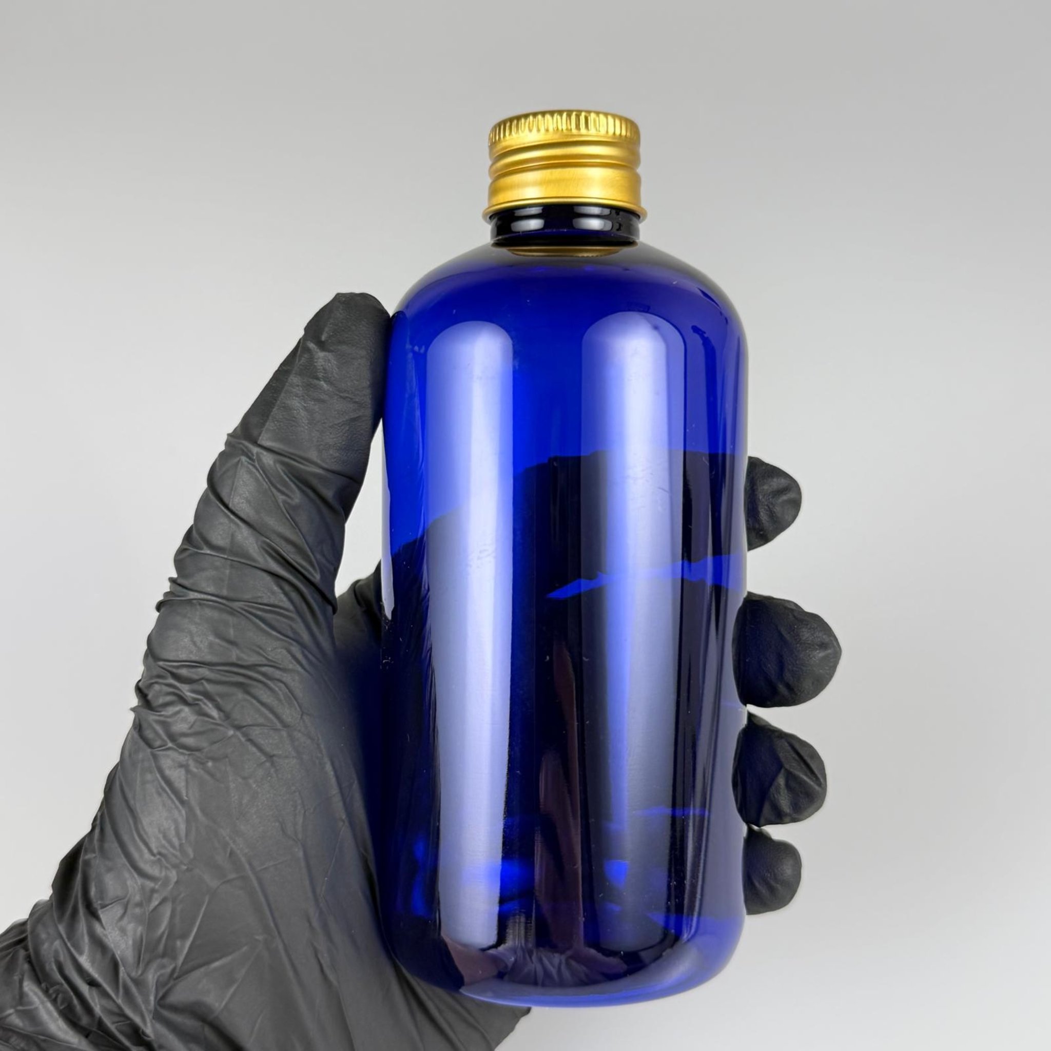 250 CC MAVİ PLASTİK ŞİŞE ZEYNEP MODEL ( 24 AĞIZ ) + KÖPÜK CONTALI GOLD METAL ALÜMİNYUM KAPAKLI + KOLONYA TIPALI TAKIM - 250 ML KAPAKLI MAVİ TOMBUL PET ŞİŞELER