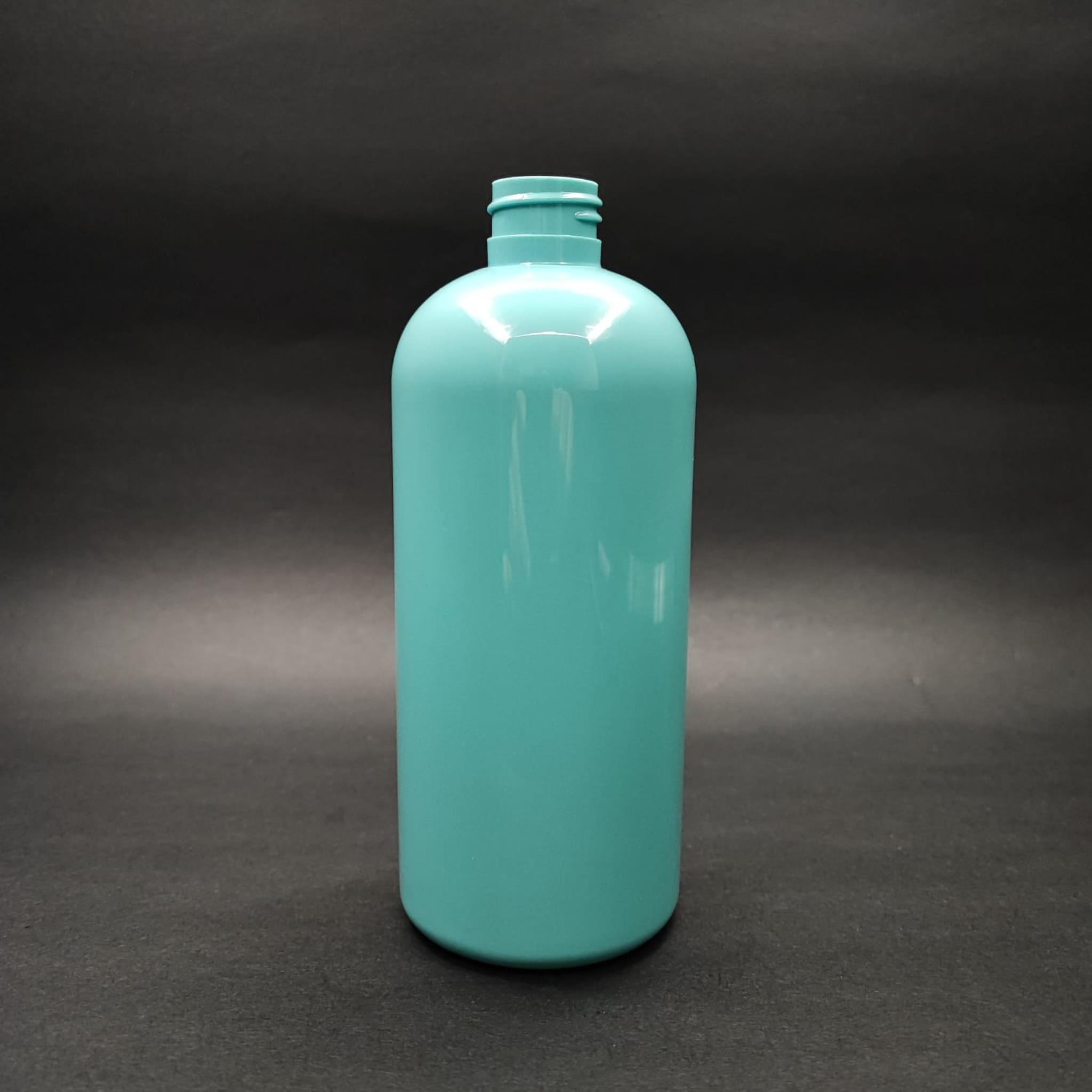 400 CC OVAL BOYUNLU SİLİNDİR PET ŞİŞE (30 GR) - KAPAKSIZ 24 AĞIZ - 400 ML PLASTİK ŞİŞE - TURKUAZ