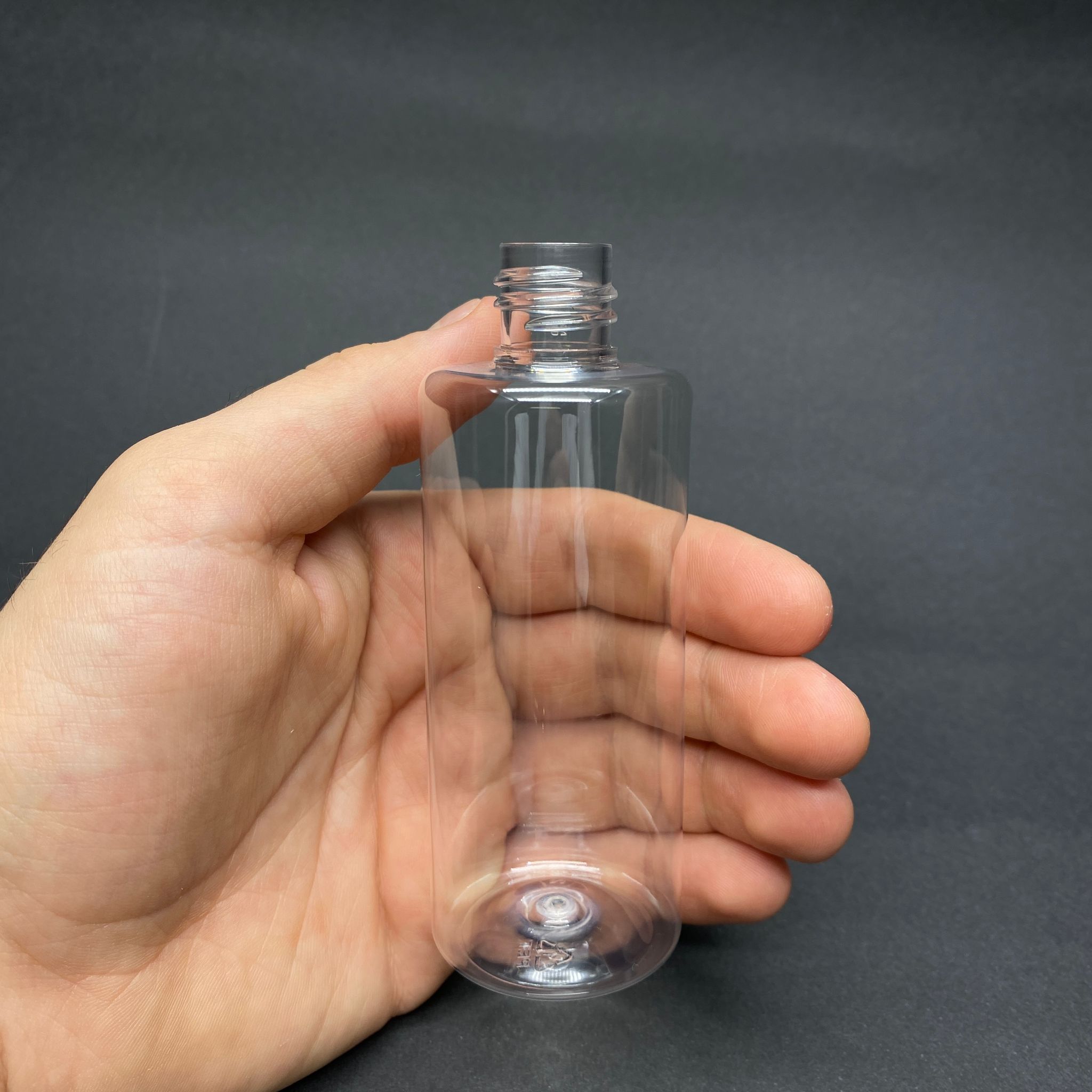 100 CC ŞEFFAF SİLİNDİR MODEL PET ŞİŞE KAPAKSIZ (18 AĞIZ) - 100 ML PET ŞİŞE